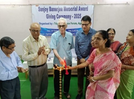 Sanjay Banerjee Memorial Award Ceremony Held at Agartala Press Club Sanjay Banerjee Memorial Award Ceremony Held at Agartala Press Club
